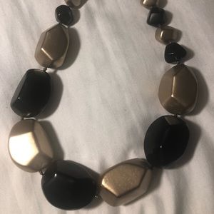 Black and gold necklace